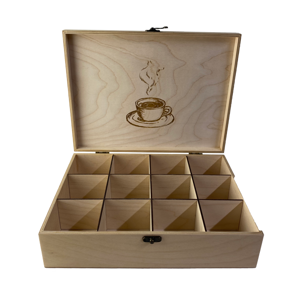 Кутия за чай - 12 разделения